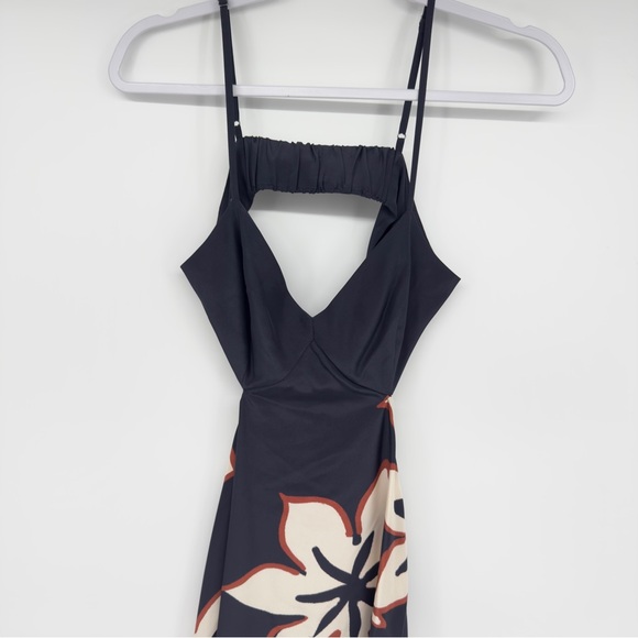 NWT Madewell Women’s Open-Back Maxi Dress in Silk Floral Size 0 - Picture 7 of 10